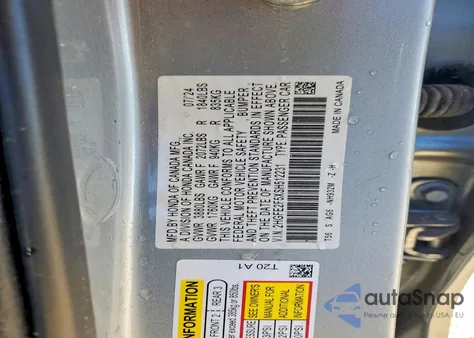 2025 Honda Civic Sport from USA, damaged, VIN 2HGFE2F5XSH512231